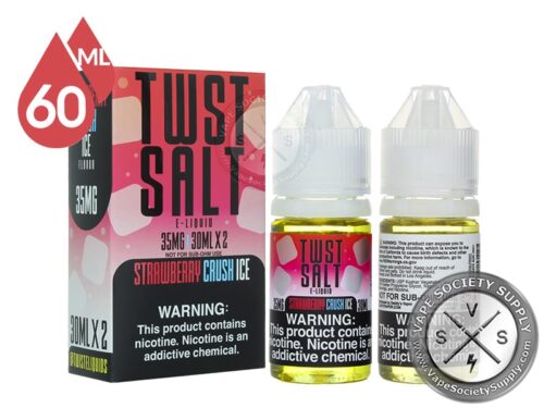 Strawberry Crush Ice by Twist Salts E-liquids 60ml