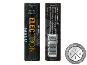 BLACKCELL ELECTRON 18650 BATTERY 2523MAH 40.9A 3.7V (Pack of 2)