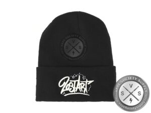 Lost Art White Logo Solid Beanie