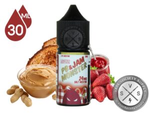 PB & Jam Strawberry by Jam Monster Salts 30ml