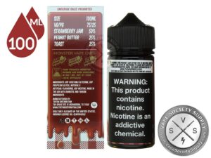 PB & Jam Strawberry by Jam Monster 100ml