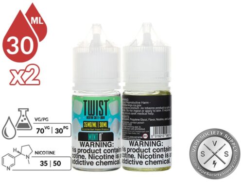 Twist Salt 2x30ml Mint 0 E Juice