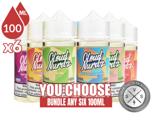 Cloud Nurdz Juice Bundle 6 100ml (600ml)