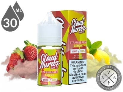 Cloud Nurdz Salts 30ml Strawberry Lemon