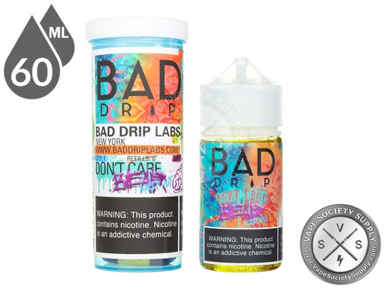 Don't Care Bear Iced Out Ejuice By Bad Drip Labs 60ml â‹† $12.99