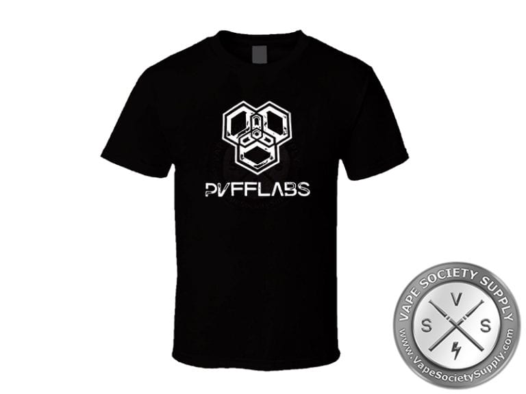 PUFF LABS Tshirt Large Front Logo - Black