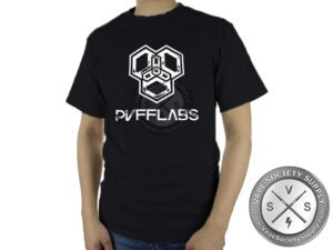 PUFF LABS Tshirt Large Front Logo - Black