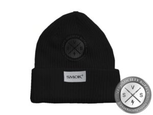 SMOK Logo Solid Beanie - Black