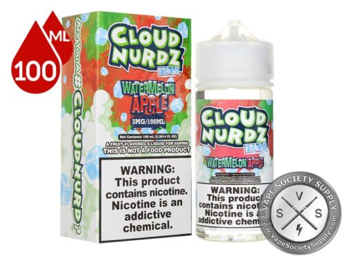 Watermelon Apple Iced by Cloud Nurdz 100ml