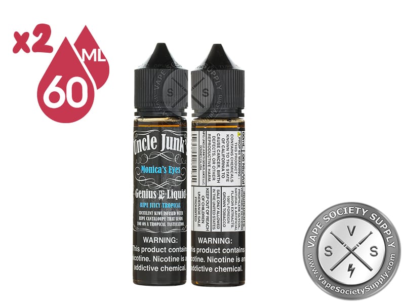 Monica's Eyes By Uncle Junk 2x60ml (120ml) ⋆ Vape Juice Bundle ⋆ $0
