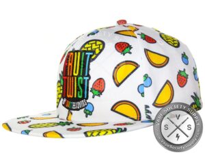 TWIST Snapback Cap - Fruit Twist Logo White