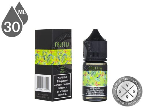 Apple Kiwi Crush Salt by Fruitia Fresh Farms E-Liquid 30ml