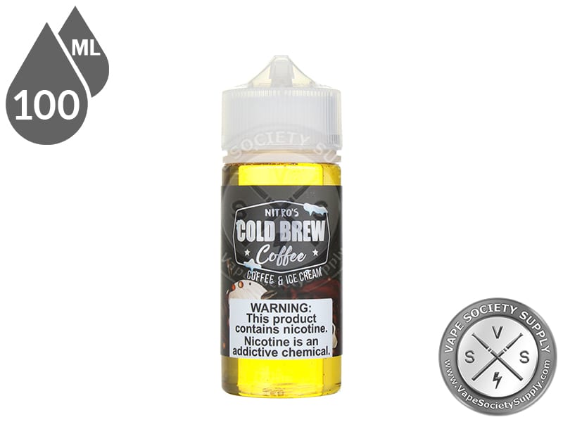 Coffee and Ice Cream NITRO'S COLD BREW COFFEE 100ml ⋆ Vape Juice ⋆ $13.99
