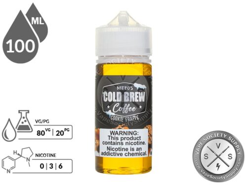Cookie Frappe by Nitro’s Cold Brew Coffee Eliquid 100ml