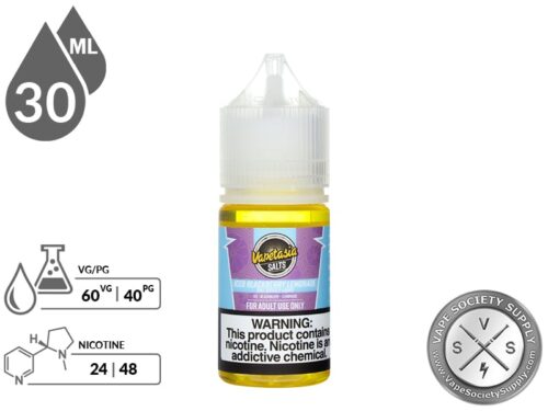 Iced Vapetasia Salts 30ml Blackberry Lemonade E Liquid
