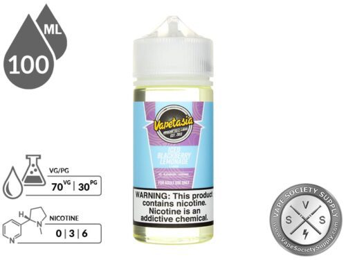 Iced Vapetasia 100ml Blackberry Lemonade
