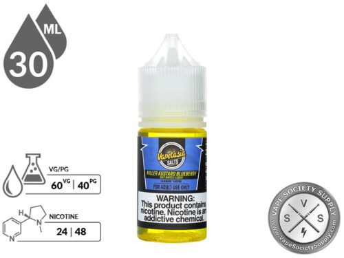 Killer Kustard Salts 30ml Blueberry E Juice