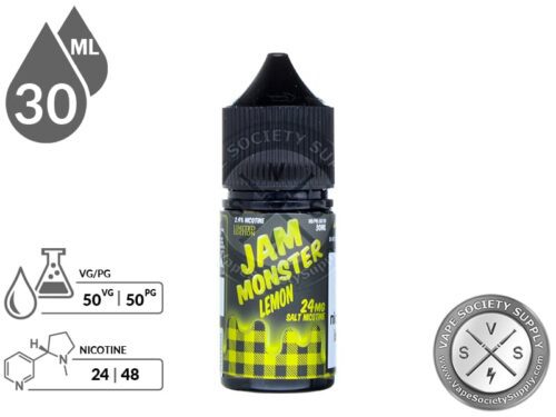 Lemon by Jam Monster Salts 30ml