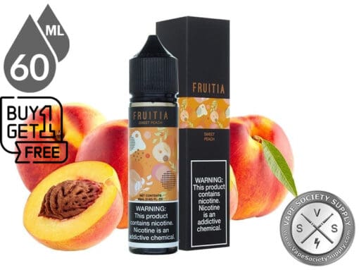 Sweet Peach By Fruitia Fresh Farms E-Liquid