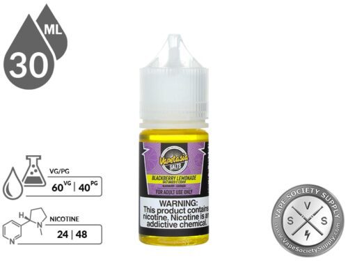 Vapetasia Salts 30ml Blackberry Lemonade E Juice