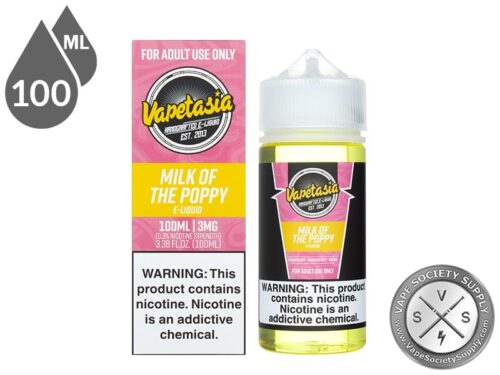 Vapetasia 100ml Milk Of The Poppy E Juice
