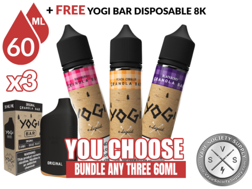 Yogi E-Juice Bundle 3 60ml (180ml)