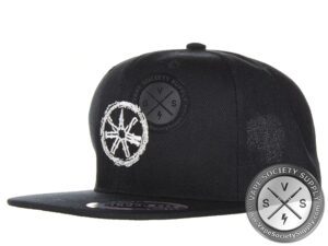 Asmodus Snapback Cap -White Logo