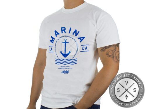 Marina Vape-Blue LA Logo Tshirt