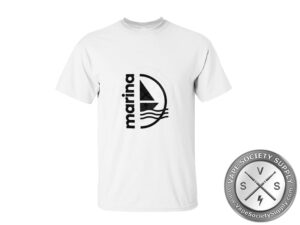 Marina Vape- Vertical Logo Tshirt