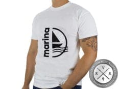 Marina Vape- Vertical Logo Tshirt