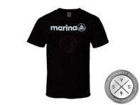 Marina Vape-White Logo Tshirt