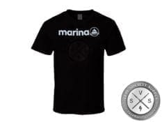 Marina Vape-White Logo Tshirt