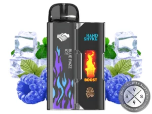 North HandShake 15000 Disposable Pod & Rechargeable Kit Blue Razz Ice