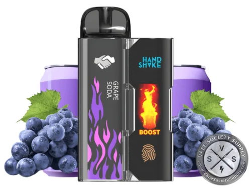 North HandShake 15000 Disposable Pod & Rechargeable Kit Grape Soda
