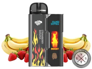 North HandShake 15000 Disposable Pod & Rechargeable Kit Strawberry Banana