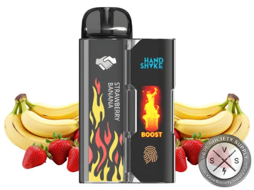 North HandShake 15000 Disposable Pod & Rechargeable Kit Strawberry Banana
