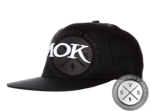 Smok Snapback Caps -White Logo