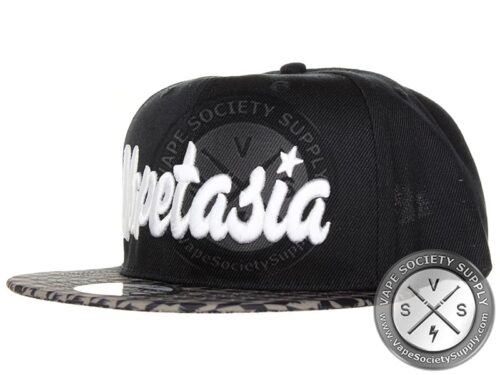 Vapetasia Snap back Cap -White Logo