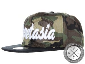 Vapetasia Snapback Cap -White Logo
