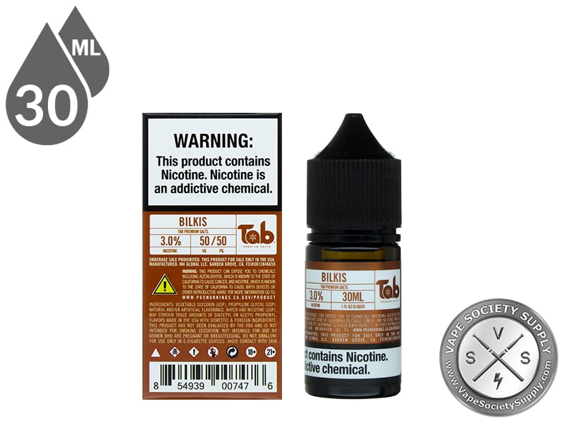 Bilkis Dessert Nic Salt By Tab Premium Salts By 30ml