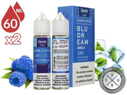 Blu Dream Iced by OKami Bubble Gang 120ml (2x60ml)