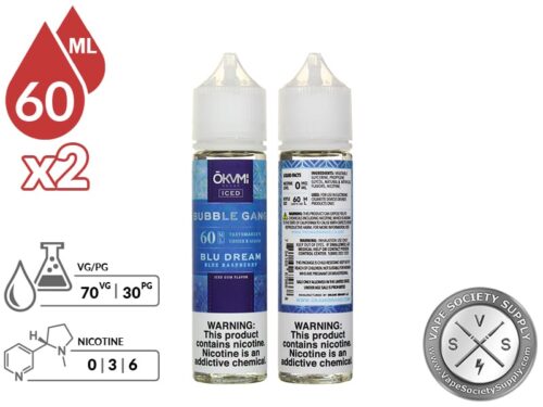Blu Dream Iced by OKami Bubble Gang 120ml (2x60ml)