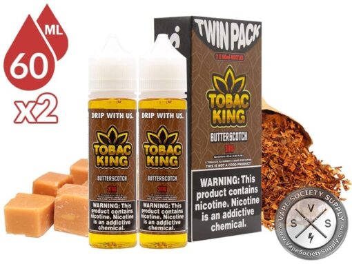 Butterscotch by Tobac King E-Liquid 2x60ml