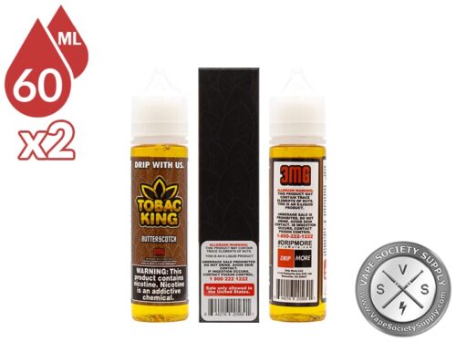 Butterscotch by Tobac King E-Liquid 2x60ml