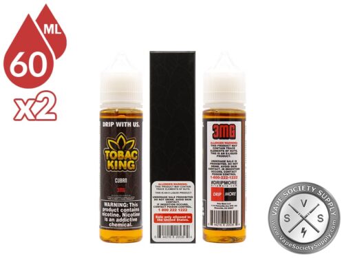 Cuban by Tobac King E-Liquid 2x60ml