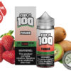 Fusion E-Liquid by Keep It 100 - Strawberries and Kiwis - Large 70/30 VG/PG Bottle.