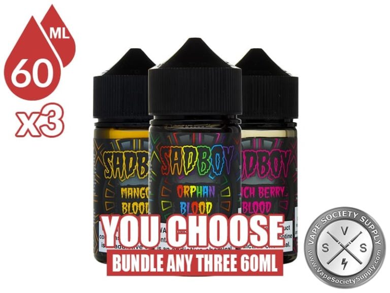 SadBoy Bloodline E-Juice Bundle 3x60ml (180ml) ⋆ Vape Society Supply
