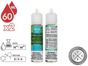 Sour Menace Iced by OKami Bubble Gang 120ml (2x60ml)