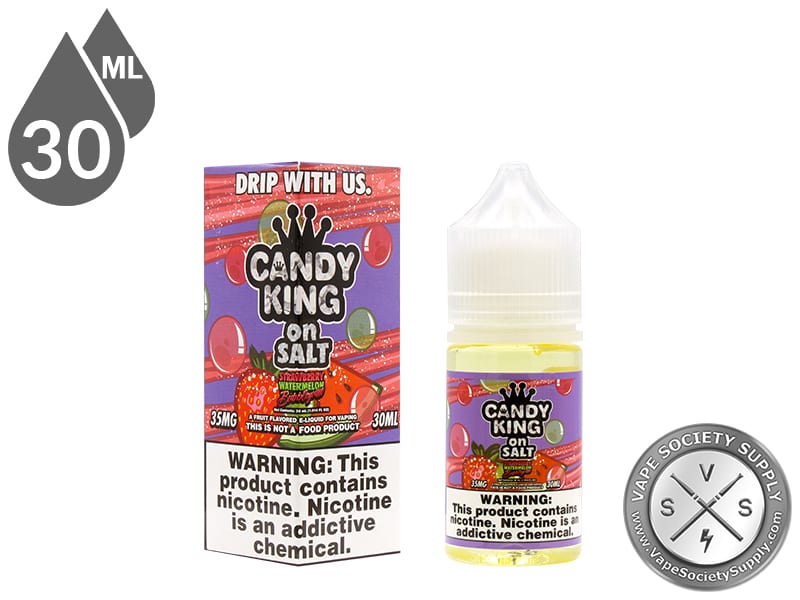 Strawberry Watermelon Bubblegum CANDY KING ON SALT 30ml