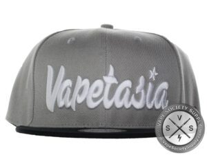 Vapetasia Snapback Cap -White Logo